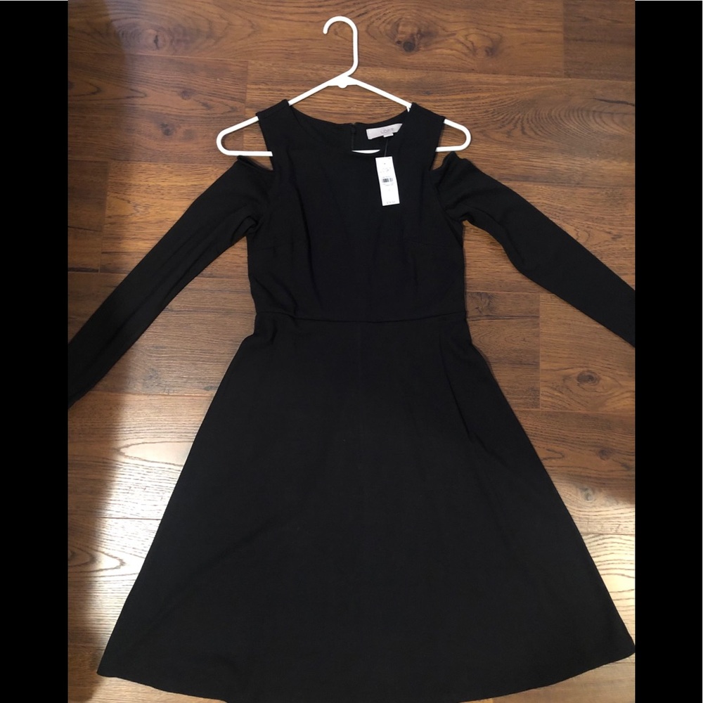 NWT loft cold shoulder dress Sz 0